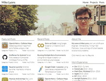 Tablet Screenshot of mikelyons.org